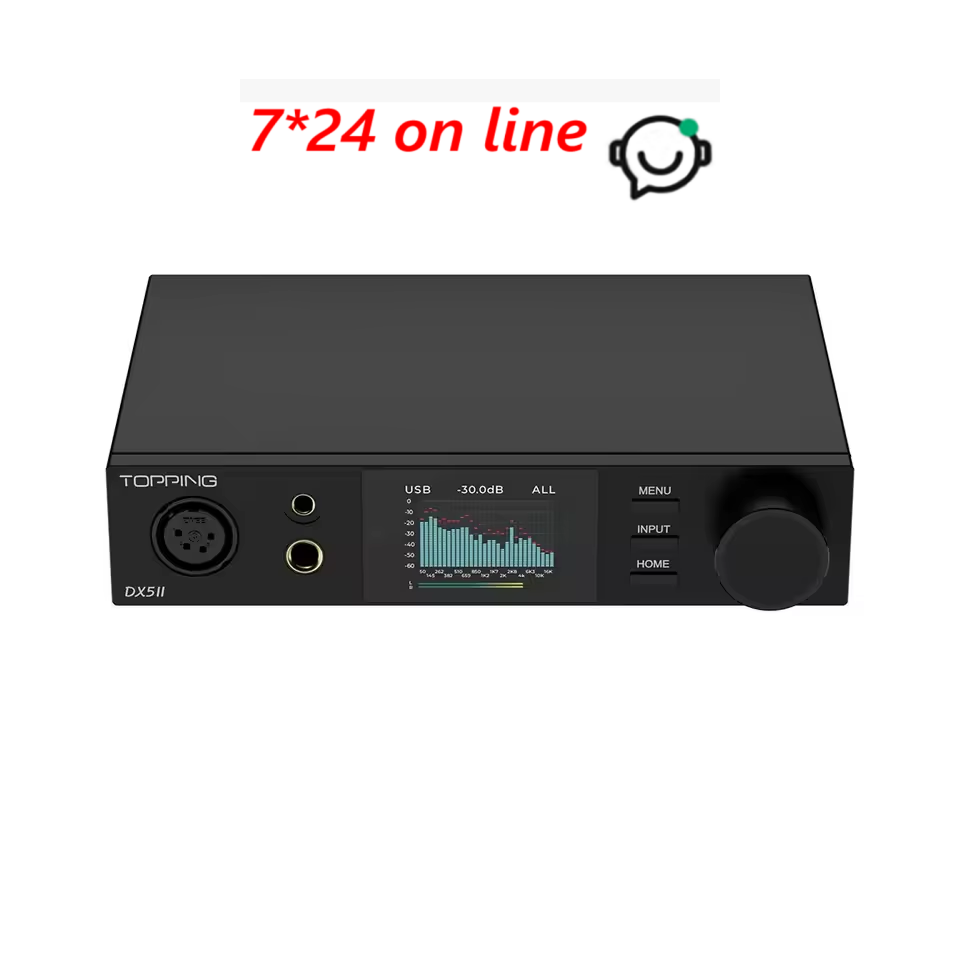 Headphone Amplifier Dac - TOPPING DX5 II DAC y amplificador
