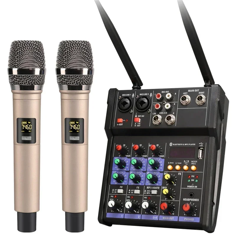 Audio Music Dj - Mezclador de Audio USB de 4