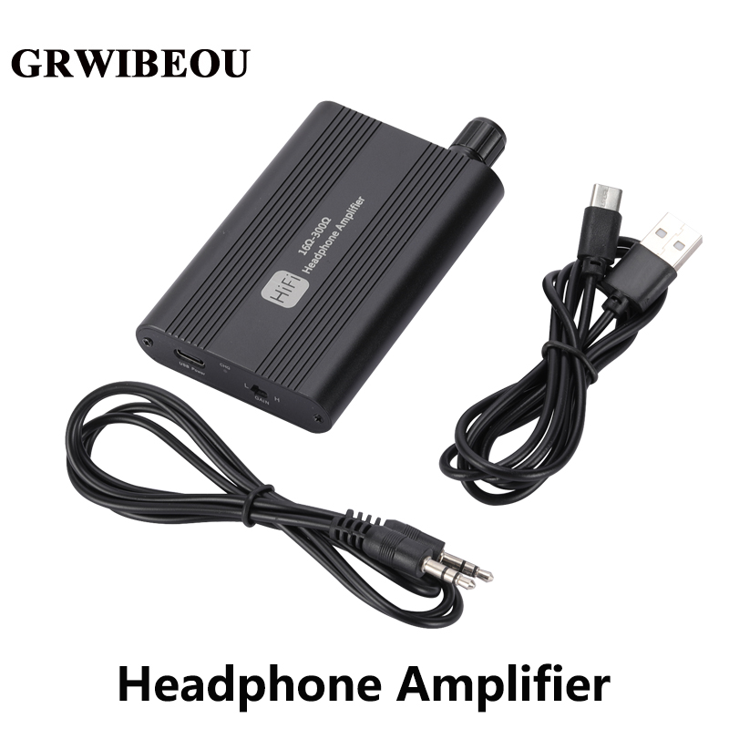 Audio Without Music - GRWIBEOU Amplificador de auriculares HiFi de