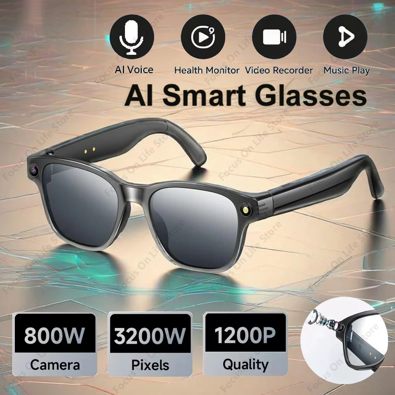 Audio Music Image - Gafas Inteligentes con IA, Cámara de