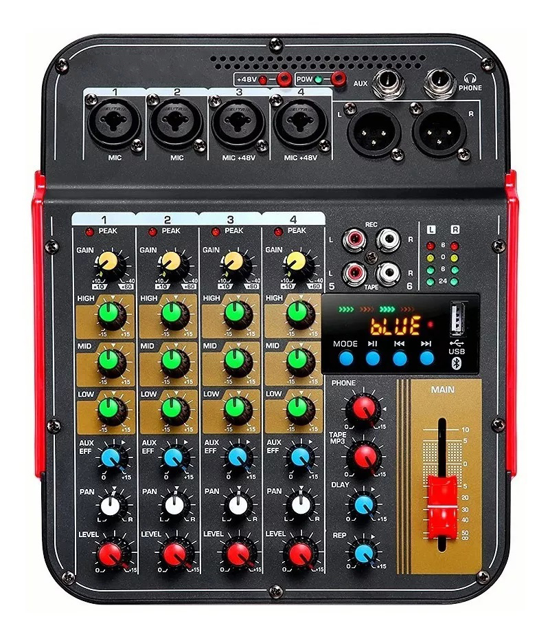 Mezclador de Audio con Bluetoo - Audio Music Dj reseña y precio