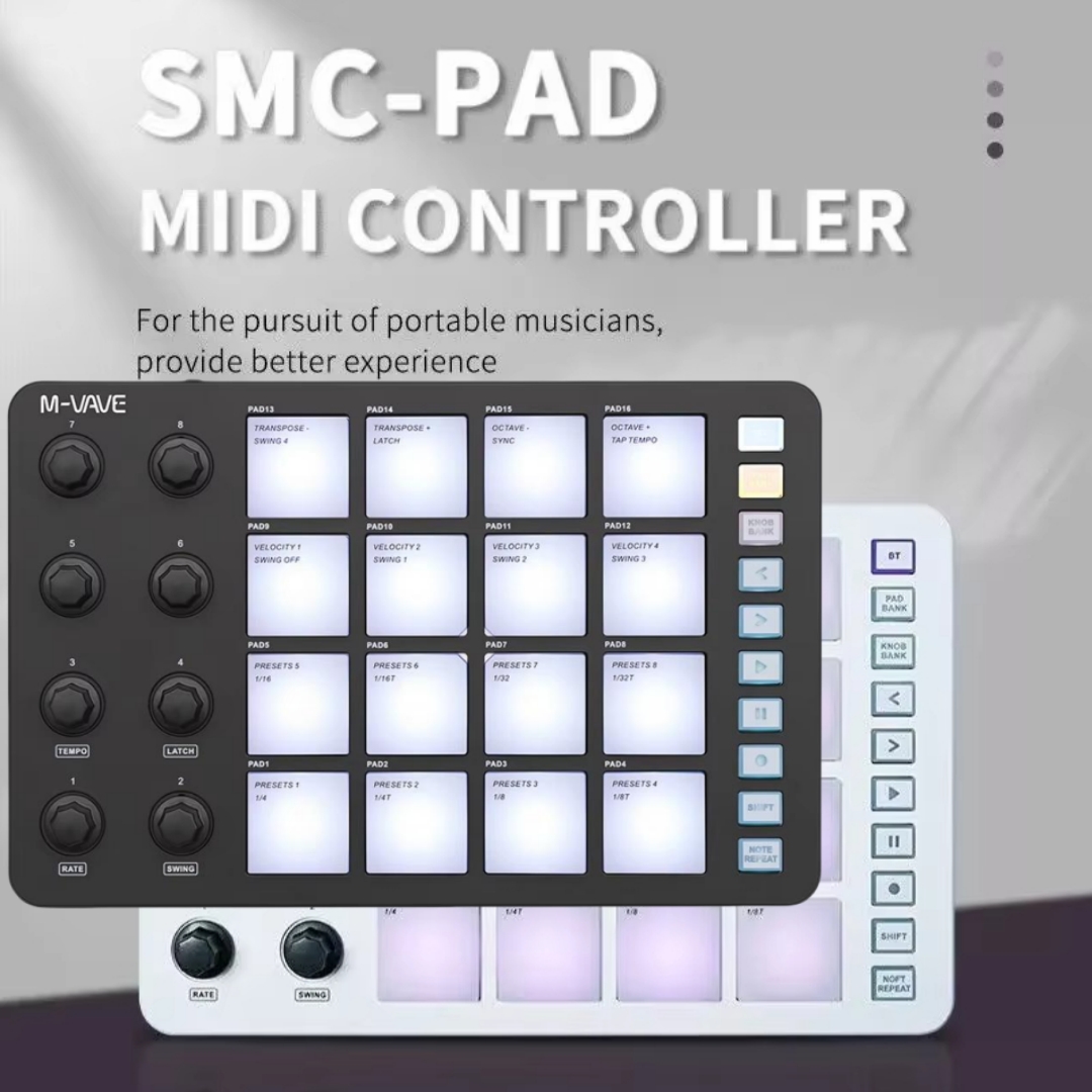 Controlador MIDI Inalámbrico M - Midi Controller Pad reseña y precio