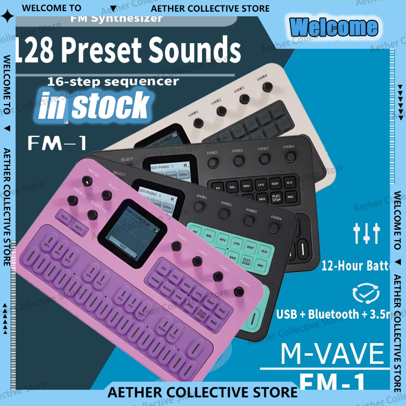 Sintetizador FM de Bolsillo M- - Midi Controller Pad reseña y precio