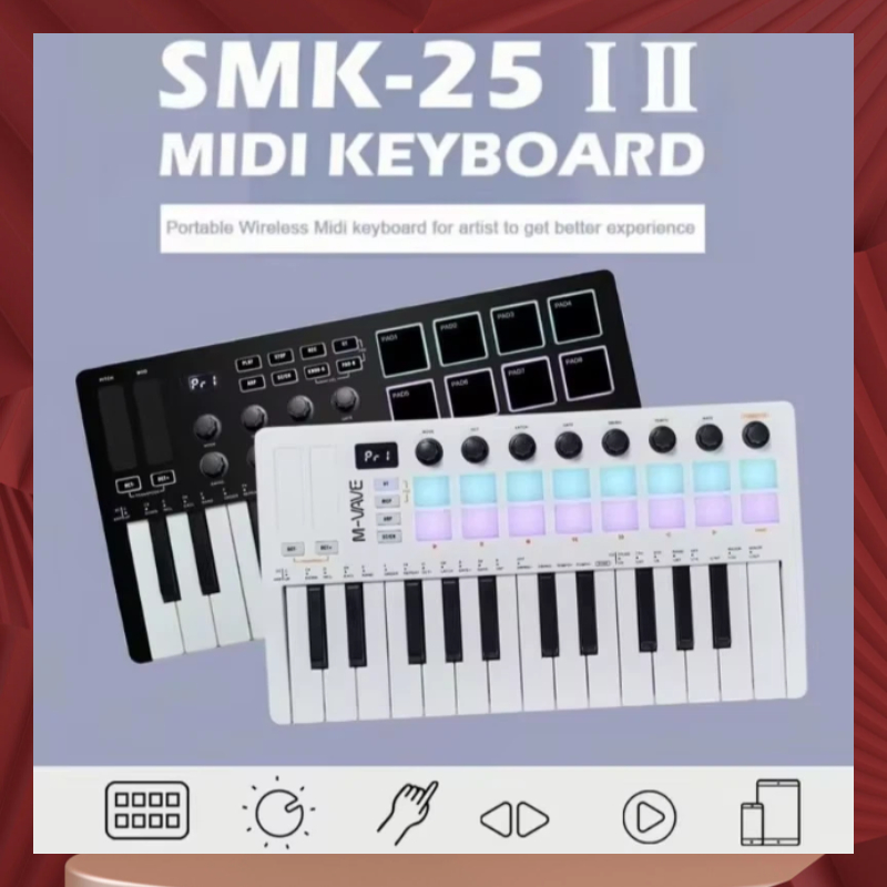 Controlador de teclado MIDI M- - Midi Controller Pad reseña y precio