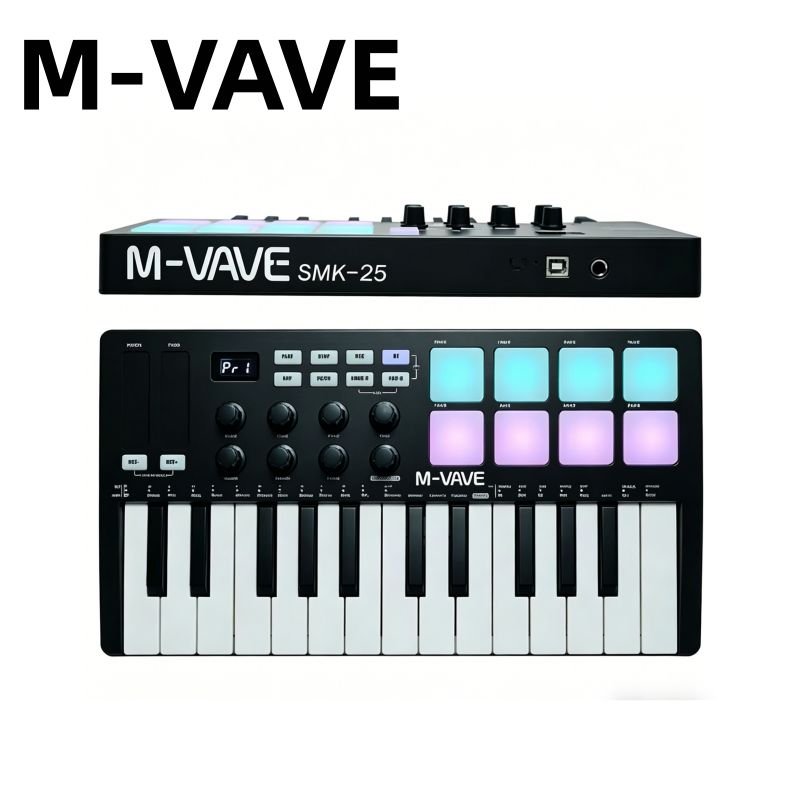 Teclado MIDI Portátil M-VAVE S - Midi Controller Pad reseña y precio