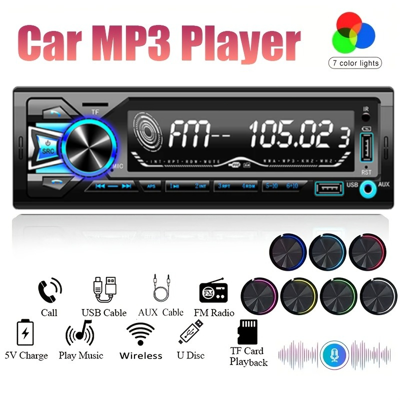 Radio FM para Auto 1DIN, Repro - Audio Without Music reseña y precio